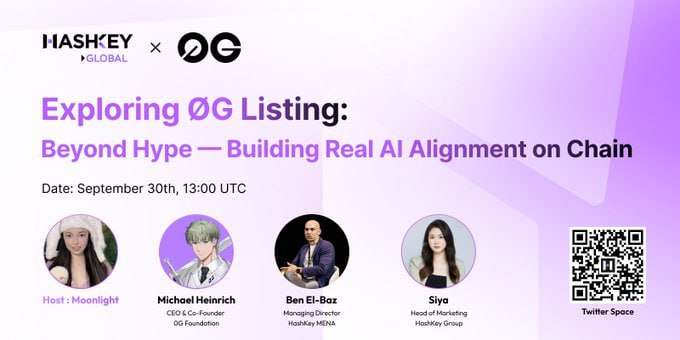 HashKeyVN's tweet image. Ngay lúc này, @HashKey_Global cùng @0G_Foundation sẽ tổ chức AMA với chủ đề thảo luận về việc niêm yết #ØG, hướng tới xây dựng sự gắn kết thực sự giữa AI và blockchain thay vì chỉ dừng lại ở làn sóng FOMO.
Chương trình có sự góp mặt của:
⭐️ Michael…