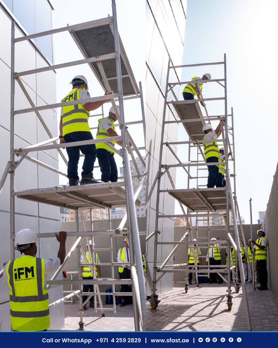 save_fast's tweet image. Trainees completed the PASMA Erection &amp;amp; Dismantling of Scaffolding course – approved by PASMA. SaveFast empowers professionals to work safely at height. 

+971 4 259 2829 | sfast.ae

#SaveFast #PASMA #ScaffoldingTraining #WorkAtHeight #Dubai #UAE