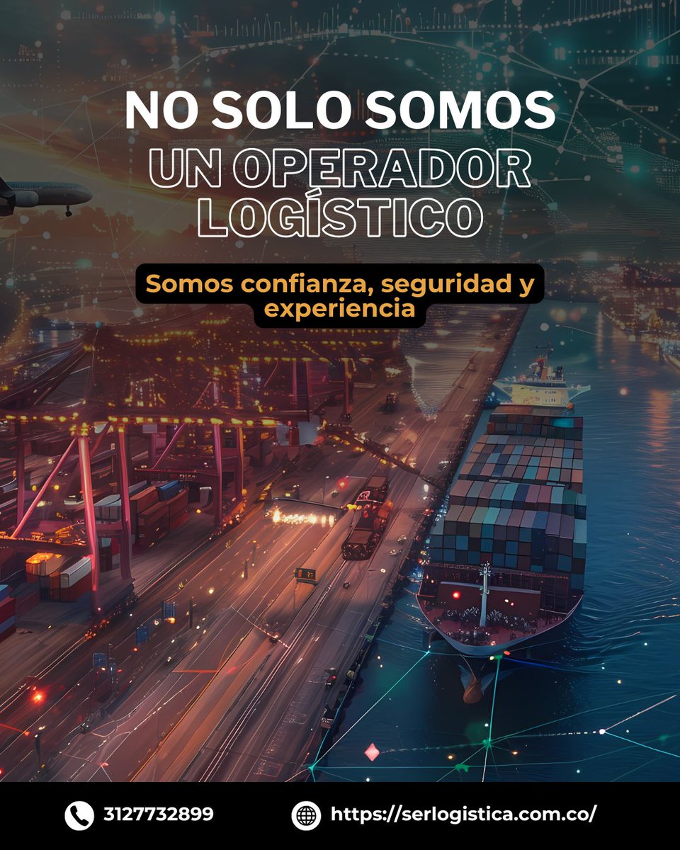 SerlogisticaOTM's tweet image. 🚛💛 En Serlogística vas más allá de mover tu carga.
Con cercanía, asesoría experta e in-house, somos el aliado estratégico que necesitas para hacer que tu operación sea más ágil, segura y confiable.
#DiferencialesSerlogística #LogísticaConValor #AliadosPorElServicio