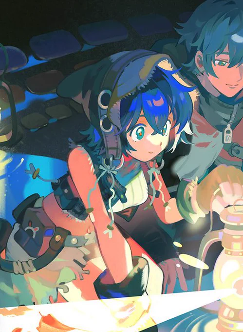 my babygirl eating up all the official art give me all those outfits RIGHT NEOWWWWWWW