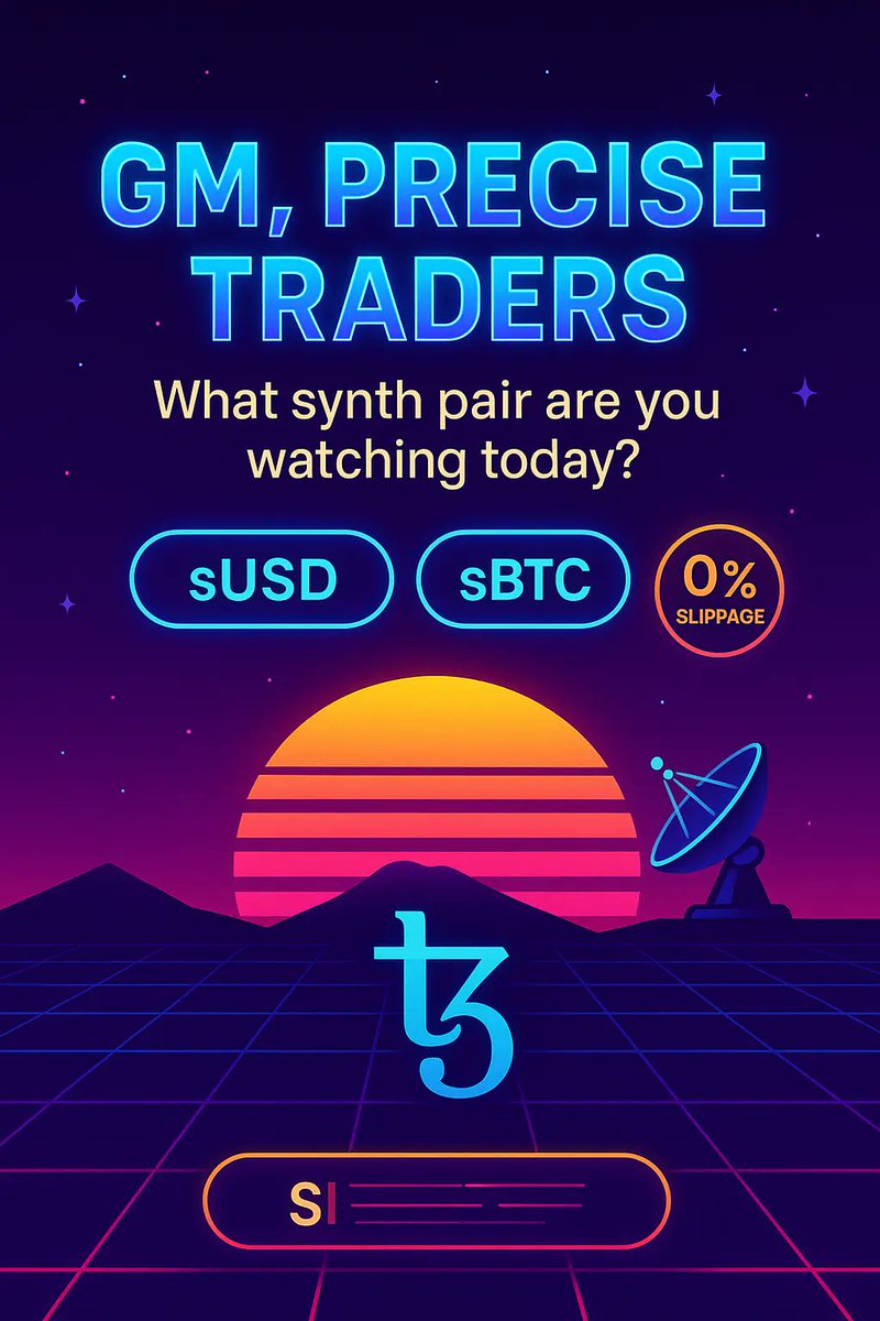 Gm, precise traders. What synth pair are you watching today?