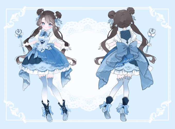 I have delivered the commissioned illustration～ ラフ風ご依頼イラストを納品しました! #VGenComm #VGen