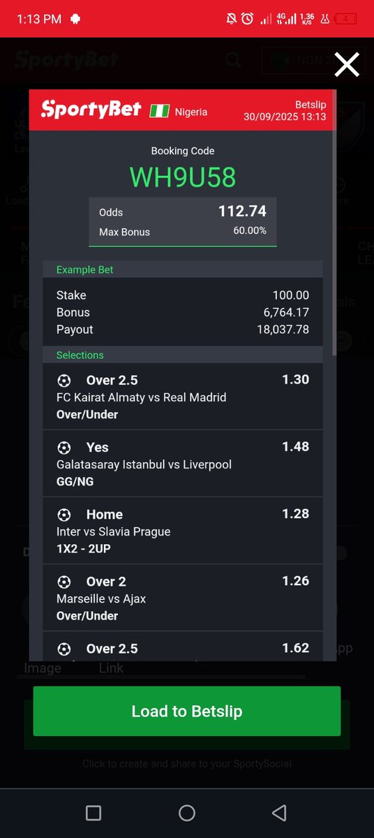 0xpunter's tweet photo. Champions league 💙 
Long shot 🔥🤑
112 odds https://t.co/eGoBevfWe7
