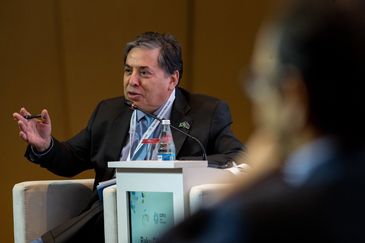 BakuClimateWeek's tweet image. Day 2 | Session 2: Advancing Climate Resilience through International Collaboration

Photos from all sessions are available on Flickr - link in bio. 

#BCAW2025 #BCAW