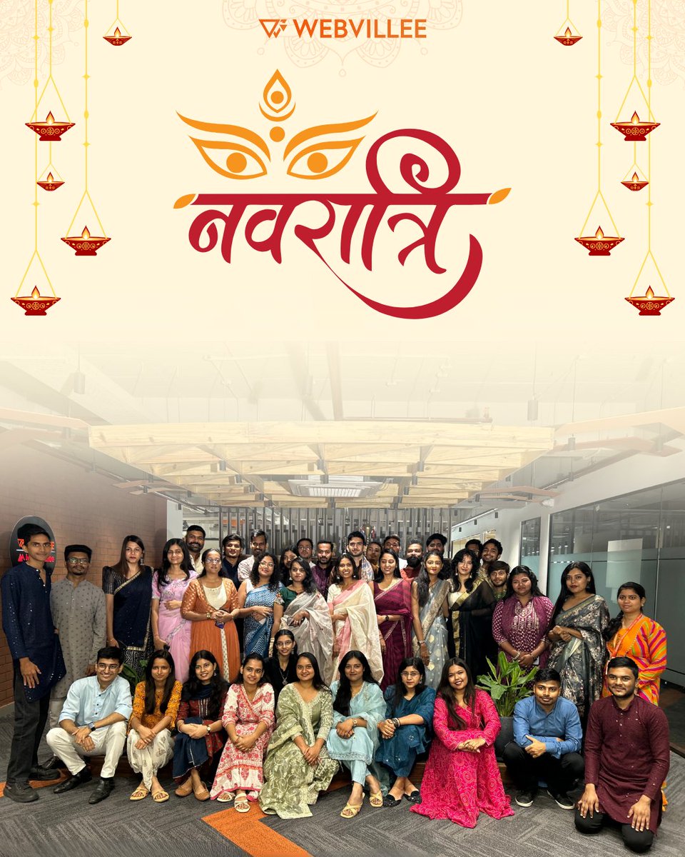 Webvillee_Tech's tweet image. 🌟 Navratri at Webvillee = 9 days, 9 colors &amp;amp; non-stop energy!

From twirling dupattas to full-on office garba, the vibes were unmatched.

Here’s to culture, connection &amp;amp; celebration the Webvillee way! 💃🕺

#Navratri2025 #Webvillee #OfficeVibes #GarbaModeOn