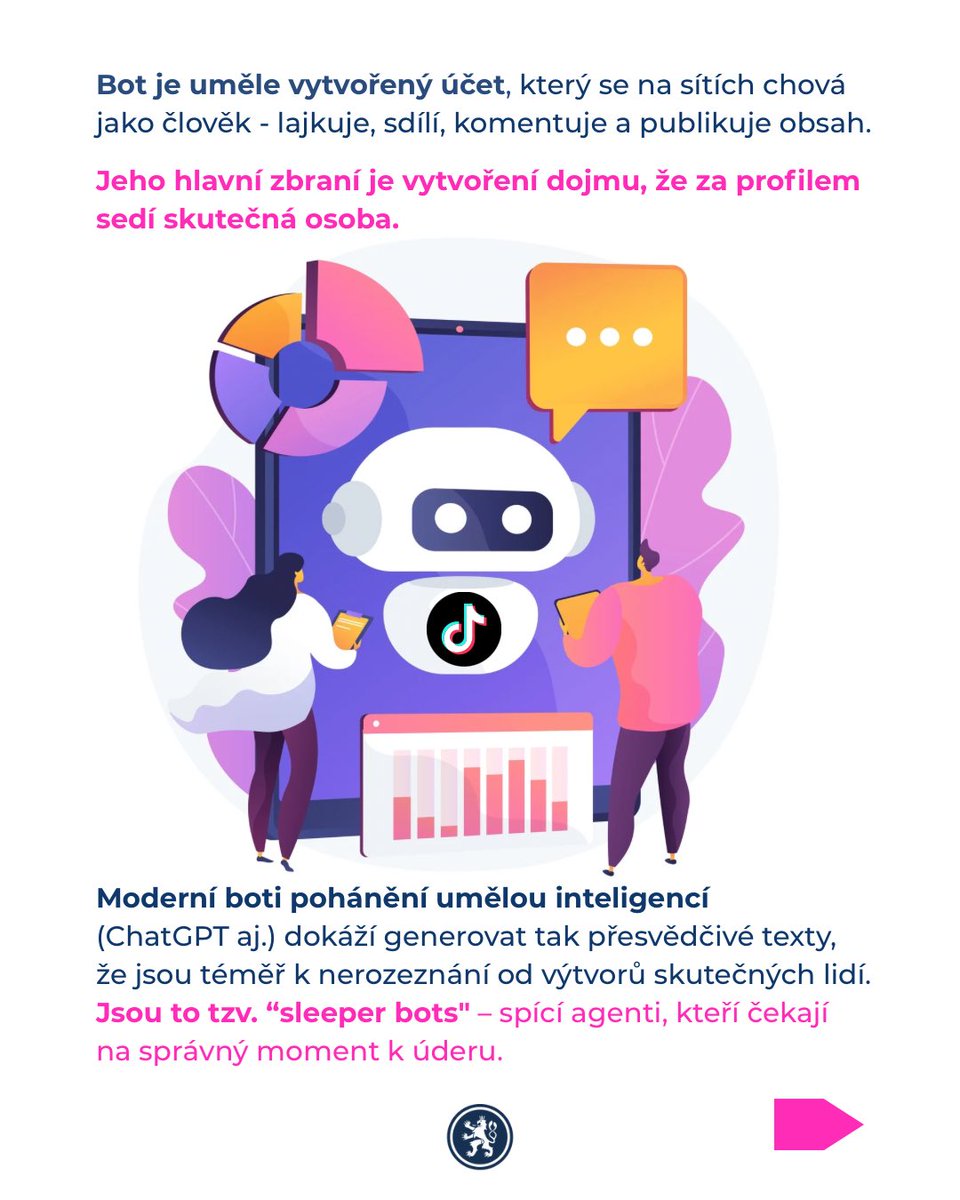 Stratkom_CZ's tweet photo. (1/2)
Nejen u nás, ale i jinde ve světě se v klíčových momentech či krizích často zmiňuje téma manipulací na sociálních sítích, často poháněných falešnými účty.

@biscz 
@NUKIB_CZ 
@91skupina 
@VeInKyS https://t.co/dLQ4d3743h