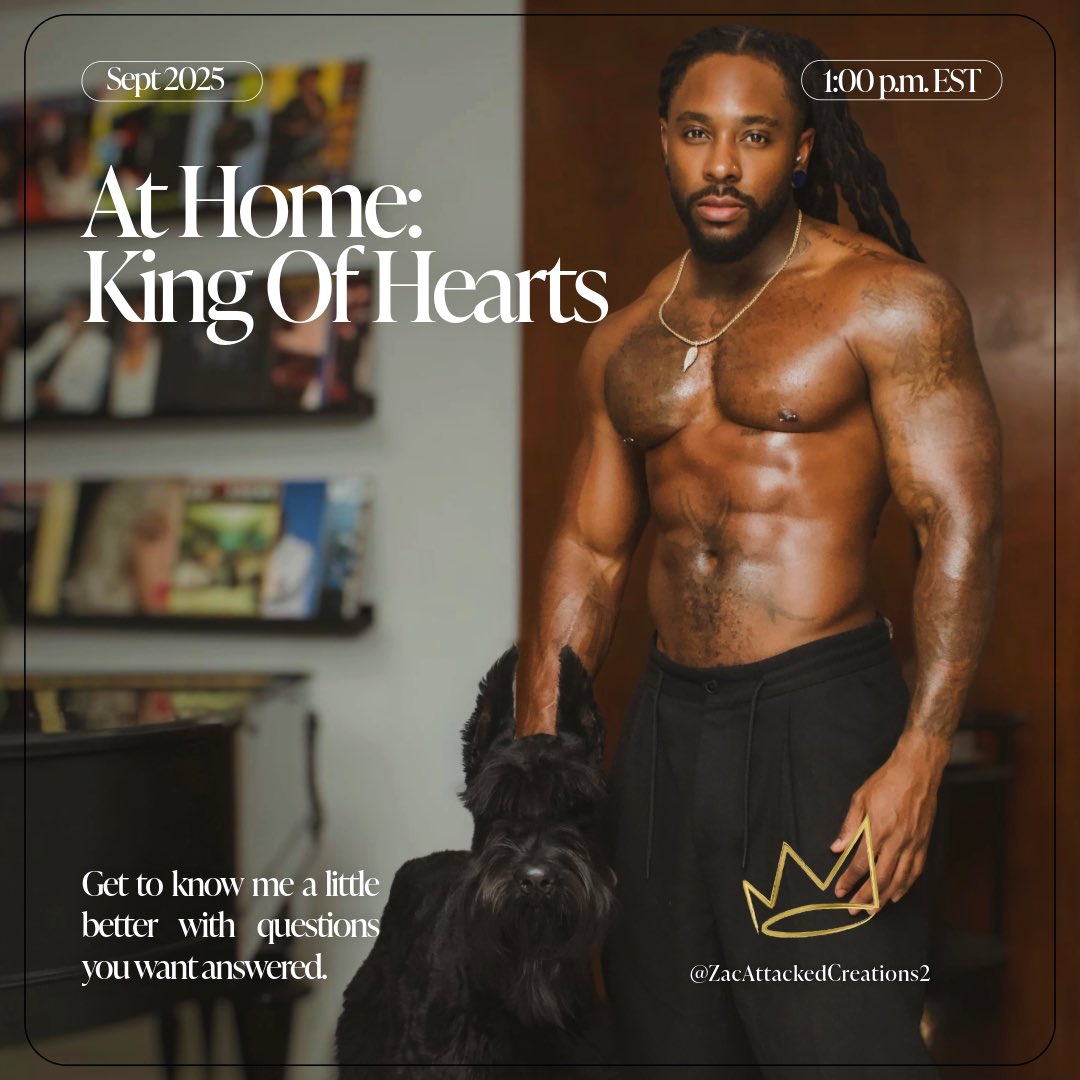 Get to know me a little better. Meet me on IG @ 1 pm EST. instagram.com/king0fhearts?i…