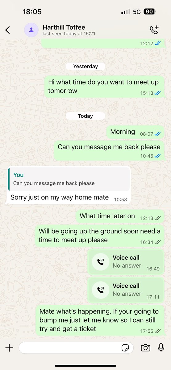 Scammed by @HarthiliToffee for two tickets for the West Ham game. <a href="/evertonspares/">Everton Spare Tickets</a>. Repost so  nobody else gets done.