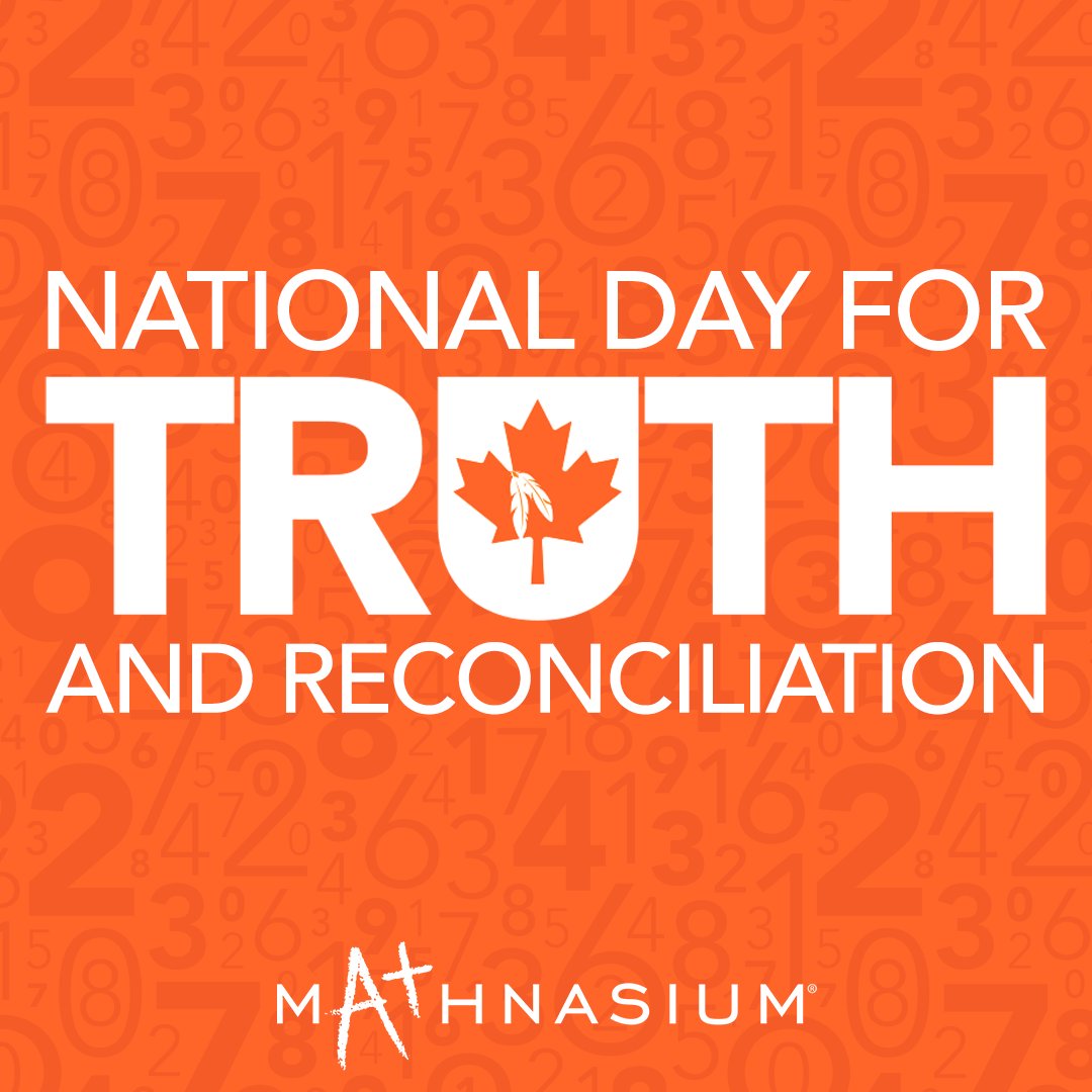 🧡 Today, on the National Day for Truth and Reconciliation, we pause to reflect, learn, and honour. Every Child Matters.

#Mathnasium #TruthAndReconciliation #EveryChildMatters