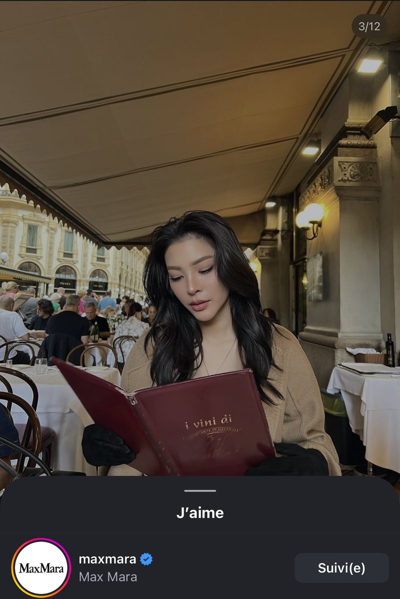 thess0218's tweet image. 📍Maxmara Likes ❤️

Maxmara was very happy with the news today and went to like their Queen&apos;s posts 👑. The one who honored them 

#MaxMaraxFaye 
#MaxMaraSS26
#MaxMara
#MFW
#FayeInMilanFashionWeek
 #MilanFashionWeek 
#FayePeraya
#ฝ้ายพีรญา