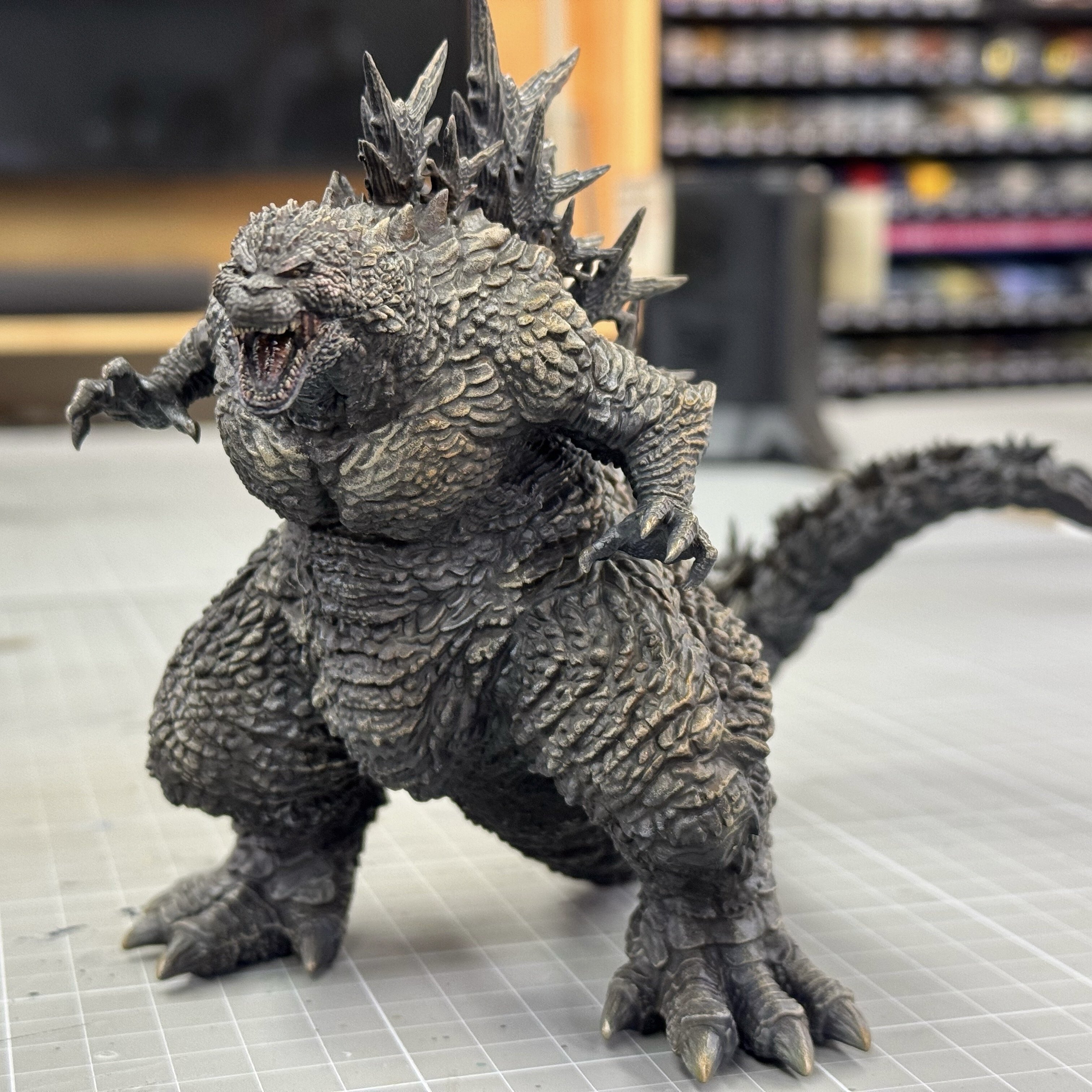 スペースゴジラ ソフビ 改修&リペイント品 ダ*ツ様 スペースゴジラ