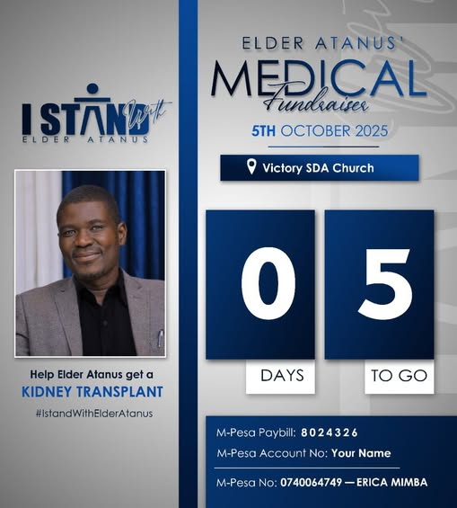 elisha_okode's tweet photo. Elder Atanus Were a KMM Tenor Member was recently diagnosed with Kidney failure among other medical complications. As a result, his health has rapidly deteriorated and now relies on dialysis twice a week to survive . https://t.co/Rzb07yFP6U