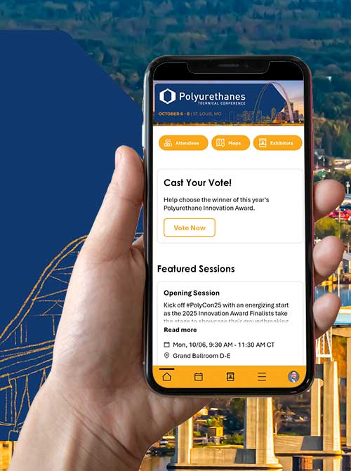 Don’t miss a moment at #PolyCon25!
The American Chemistry Events app is the all-in-one guide to the conference: schedules, maps, networking &amp; more.
✅Plus—you get to vote for the 2025 Innovation Award! 
Download by clicking this link from a mobile device : tinyurl.com/3v5u99w2
