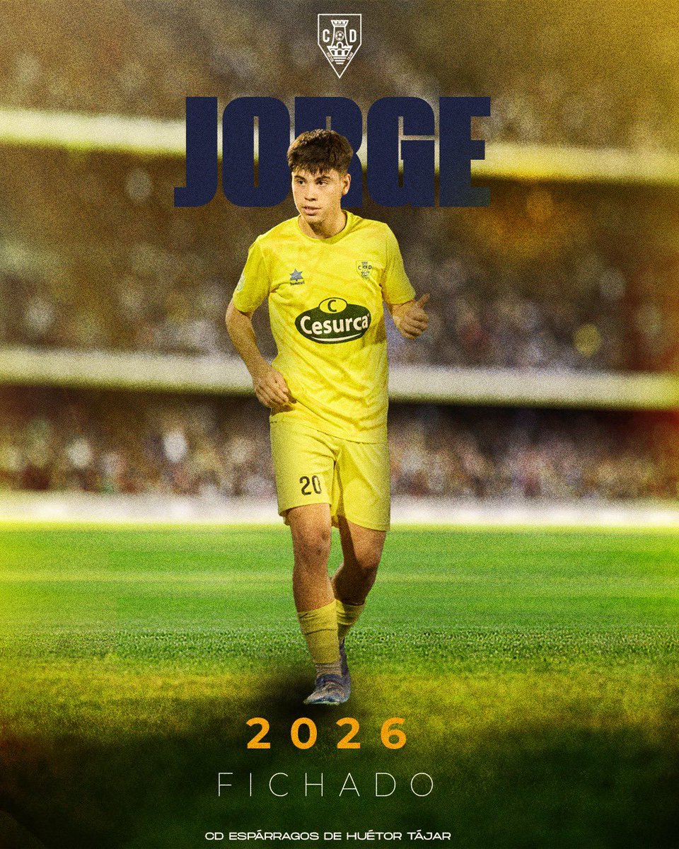 CDHuetorTajar's tweet image. 💛NUEVA INCORPORACIÓN! 💙

Se une al equipo Jorge, del pueblo vecino 🙌. Un futbolista versátil que nos dará equilibrio y también velocidad por fuera.

Bienvenido a la familia! 💪⚽

#CDHT #CESURCA