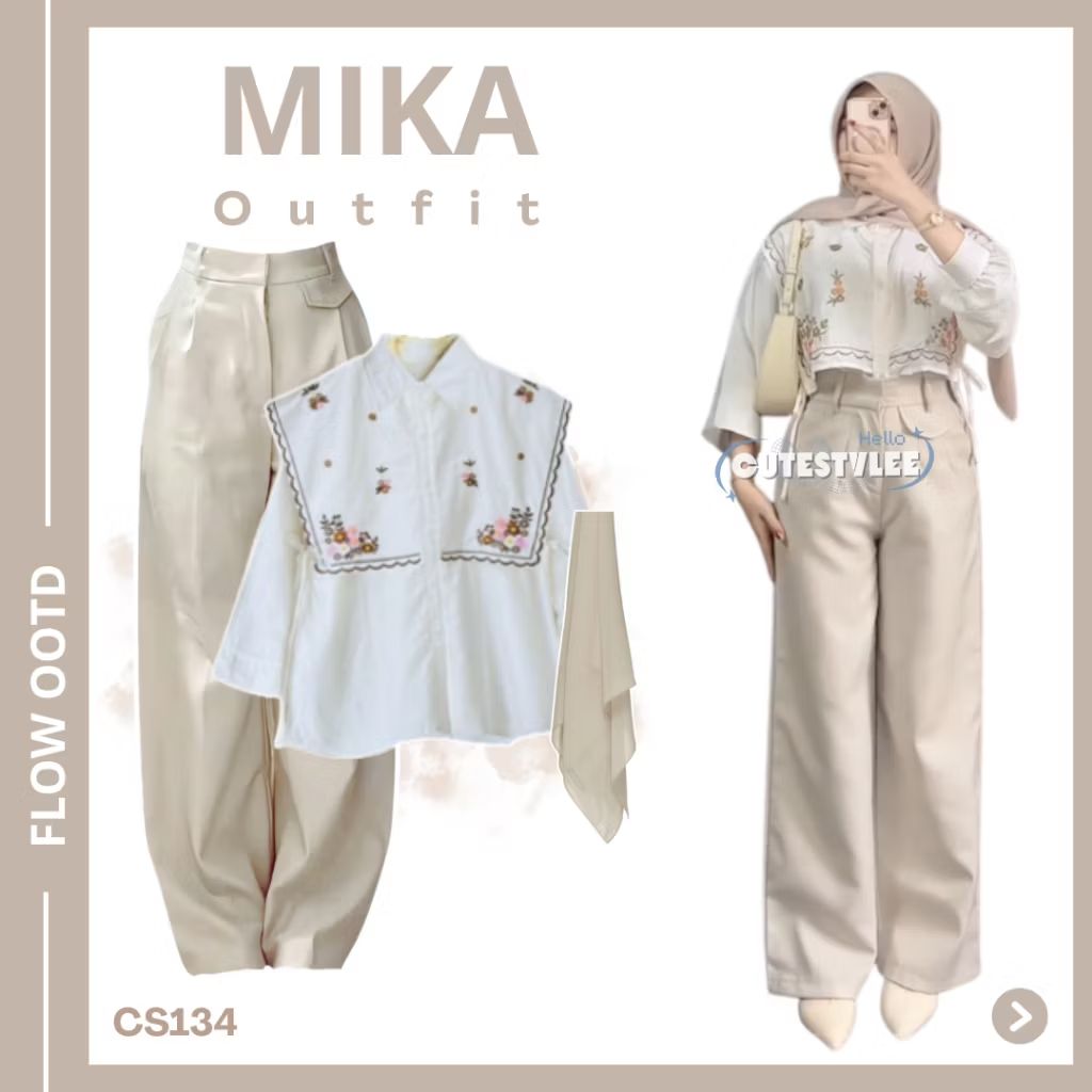 arief_48845's tweet photo. Cek 3in1 One Set Korean Style  | Arila Blouse, Oro Pants , Hijab Bella Square | Kampus Outfit CS134 Mika dengan harga Rp98.525. Dapatkan di Shopee sekarang! https://t.co/PllFMlpkv0 https://t.co/NrAEH2XoHj