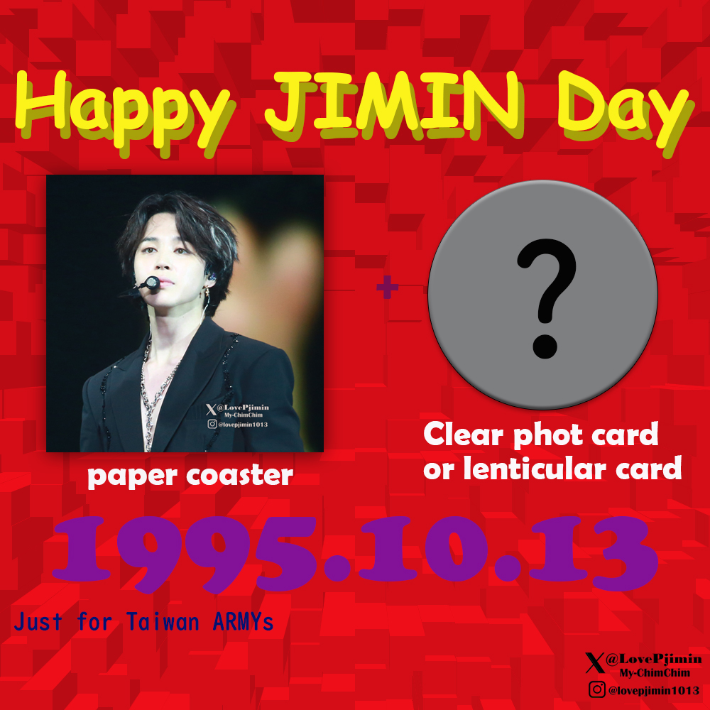 LovePjimin's tweet photo. Happy #JIMINSDAY SUPPORT EVENT OVERSEAS is scheduled to take place in October
@PushYoubuy 
#Taiwan #台湾 

#Taipei  #台北 
愛豆應援咖啡
中山北路一段33巷16號

Moomoo牧牧
北投區光明路127號
士林區德行西路60號

#Taichung #台中
耍廢茶飲品店
台中市西屯區文華路121-12號

#방탄소년단 #방탄소년단지민 #防弾少年団 #JIMIN #BTSARMY #BTS #박지민 #ジミン #朴智旻

@LovePjimin