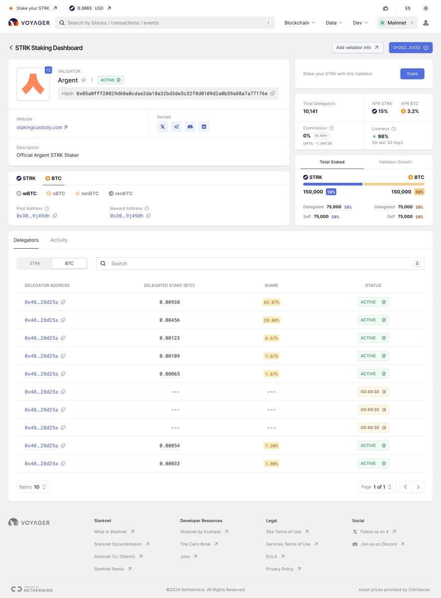 Voyager | Starknet explorer (@0xvoyageronline) / Posts / X