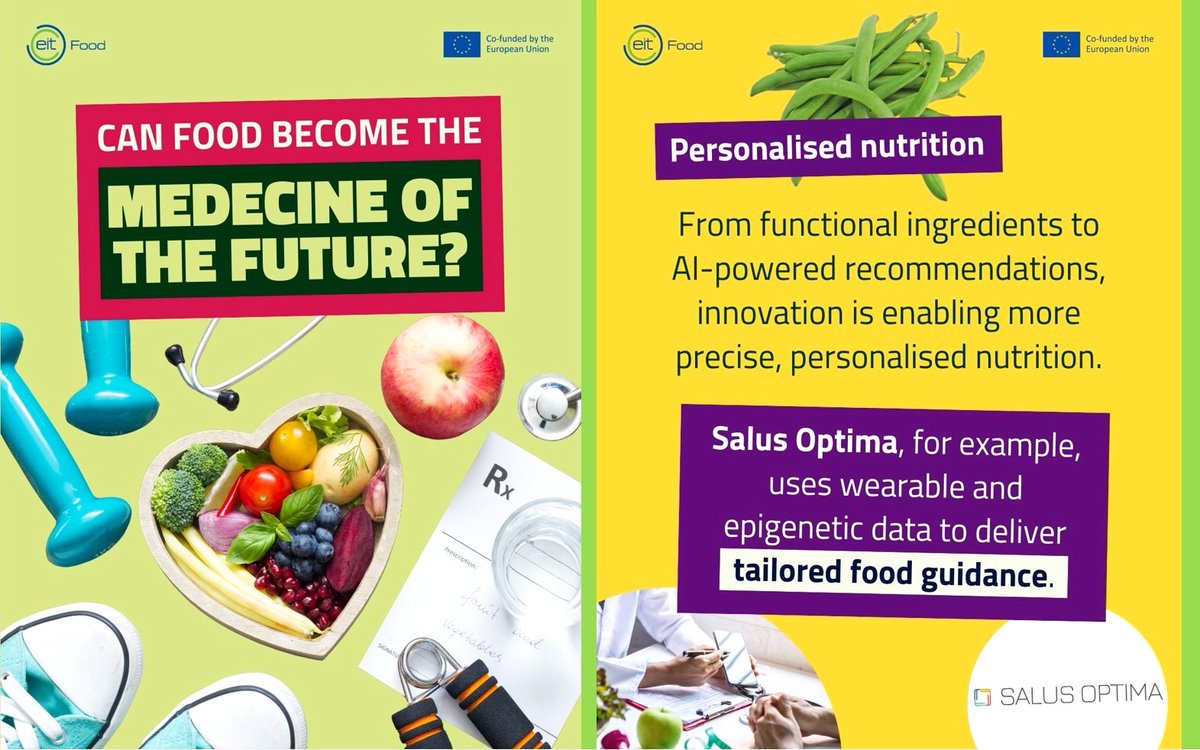 CzemborH's tweet photo. โก๏ธFOOD - as MEDICINE of the FUTURE ...
๐โค๏ธ๐ฅ๐ช๐ฑ๐ฟ๐ง ๐ฅฃ ๐๐ป๐๐
#holisticmedicine #PersonalisedNutrition #PreciseNutrition #Humans #diet
RT: EIT Food
โก๏ธ #HumanHealth #Food #FoodSecurity
#farmers #agriculture #ecology
โก๏ธ #Genomics #plantbreeding https://t.co/hdcMbw4qyl