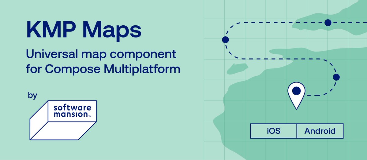 swmansion's tweet image. Meet KMP Maps – a universal map component for Compose Multiplatform 🌍✨

✅ Cross-platform API that works on both Android &amp;amp; iOS
⚡ Native performance powered by Google Maps on Android &amp;amp; Apple MapKit on iOS
🎨 Support for markers, circles, polygons and custom map styling
🙌…
