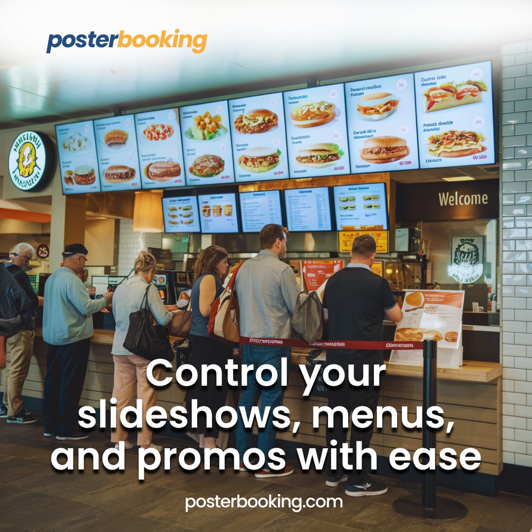 🚀 FREE Digital Signage Software with PosterBooking.com

Ditch the USB sticks! 🙅‍♂️

Now you can turn any screen into a digital signage display using an Amazon Fire TV Stick or Android device.

👉 Get started free at PosterBooking.com

#DigitalSignage #SmartBusiness