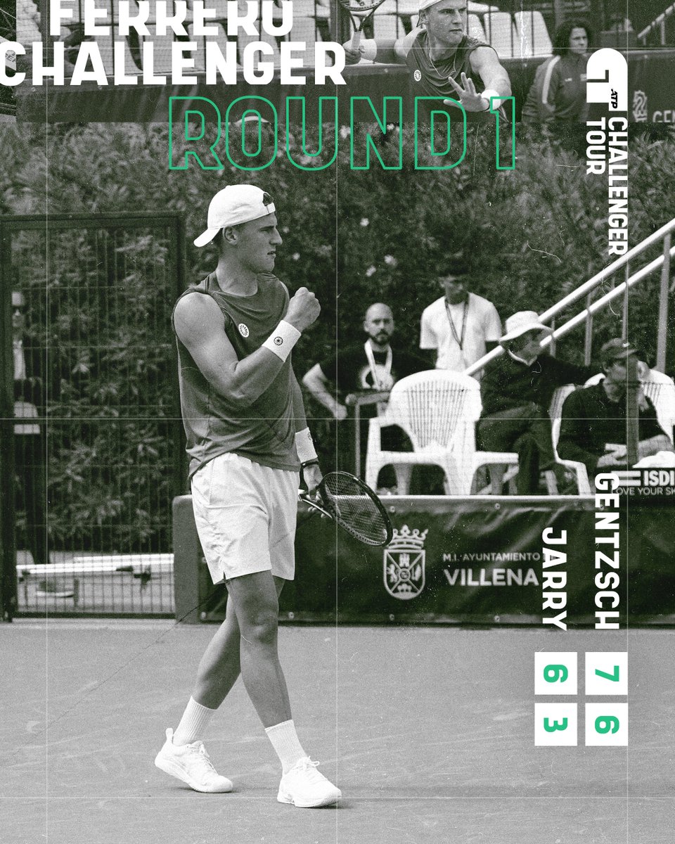 Gentzsch serves up the shock 💪

The German takes down the No.2 seed Jarry for a milestone moment 

#OnTheRise | <a href="/Ferreroacademy/">Ferrero Tennis Academy</a>