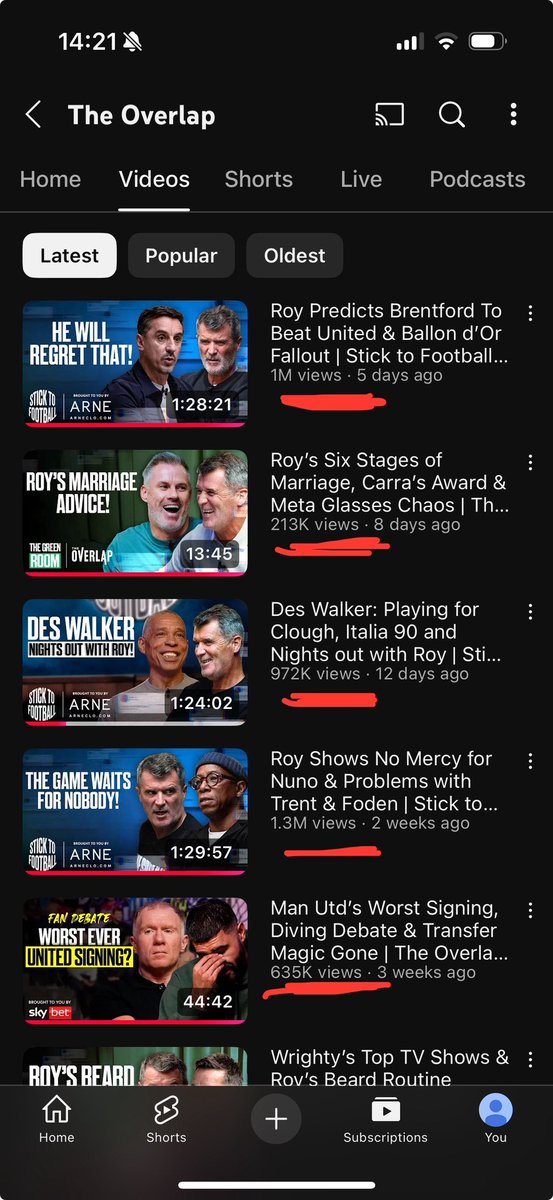 aelmo1's tweet photo. @RestIsFootball @GaryLineker @alanshearer Rival pods 🤣🤣🤣 have a word with yourself. Keane would have you both for breakfast. https://t.co/eAM4sP2AYI