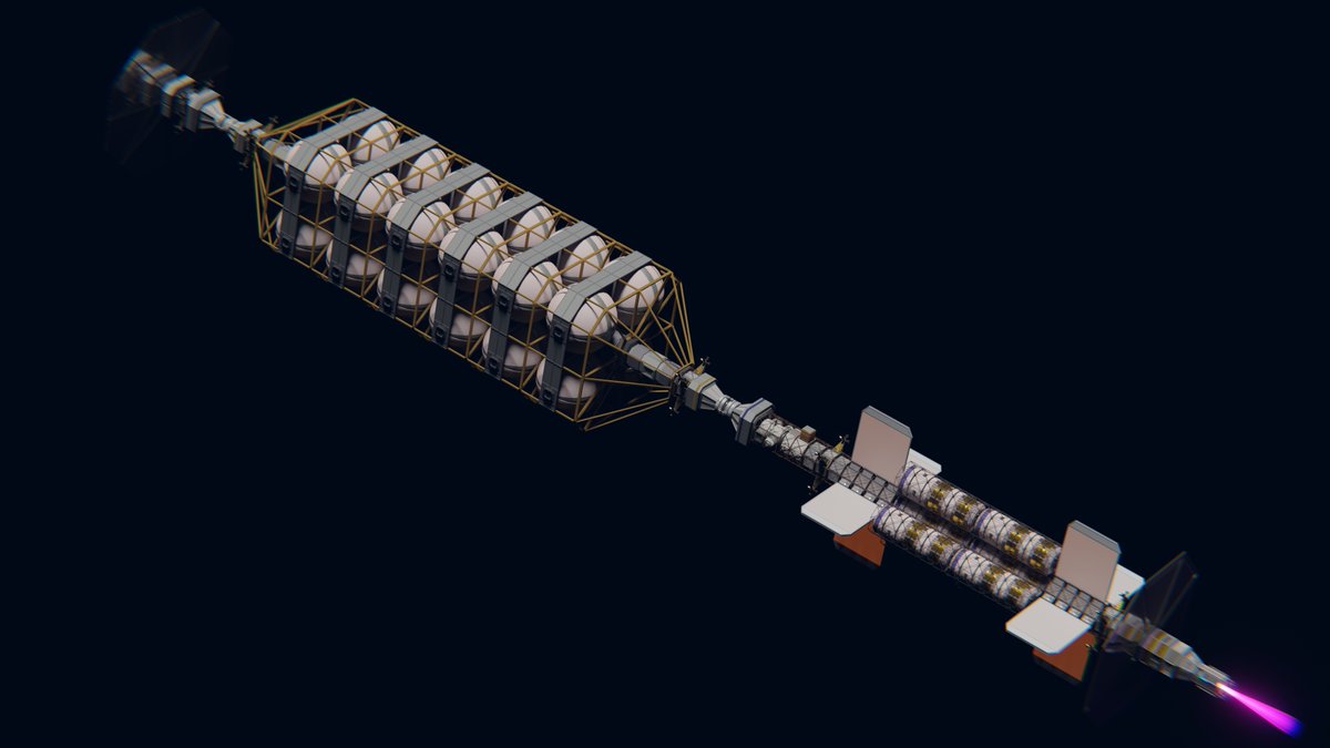 wenchance's tweet image. For the last night of #SST25 #spaceshiptember

Here are a few more renders of the JCCV Blue Rose. 
Made some tweaks to a couple of the materials in the mean time. 

#scifi #toughsf #hardsf #spaceship #blender3D #3Dart