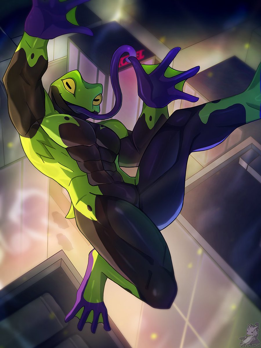 A comm piece done for themail101 (FA)

The frog is named after the wallet, Ridge, 

our today sponsor blah blah flat card no cash.