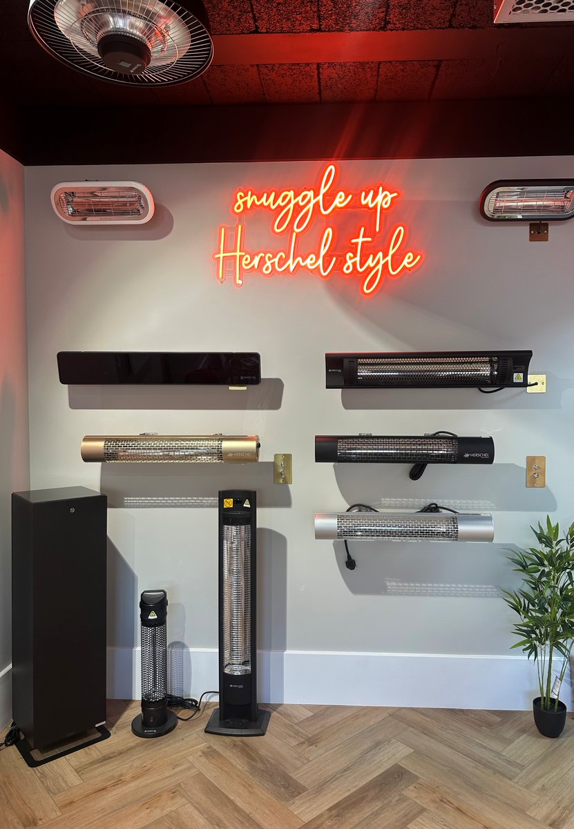 herschel_ir's tweet image. Our new Herschel showroom in Wellingborough is open! Come and experience our infrared panels and indoor and outdoor space heaters first hand – see the design, feel the warmth, and discover the benefits in person. Book your visit: tinyurl.com/5dymz3xb