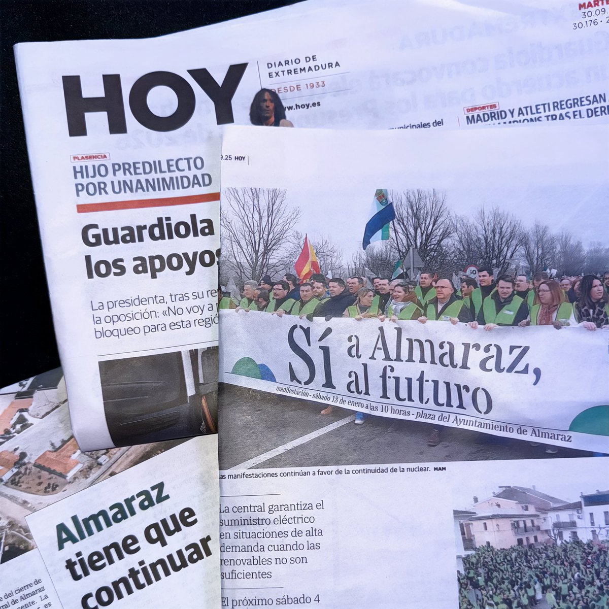 Almaraz y el futuro energético

🏭 La Central Nuclear de Almaraz produce el 6% de la electricidad nacional y genera más de 3.000 empleos directos e indirectos.
💬 La consejera Mercedes Morán lo deja claro: “Queremos desterrar la división y apostar por energías limpias de cero