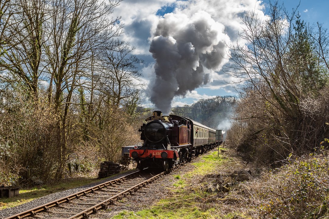 12. GWR 5521 (running as L150)

In 2013, this Small Prairie was painted in London Transport red and took part in the 150th anniversary of the Metropolitan line. It also features a cut-down cab.

Since March, the Gwili railway has acquired the locomotive, which now resides there.