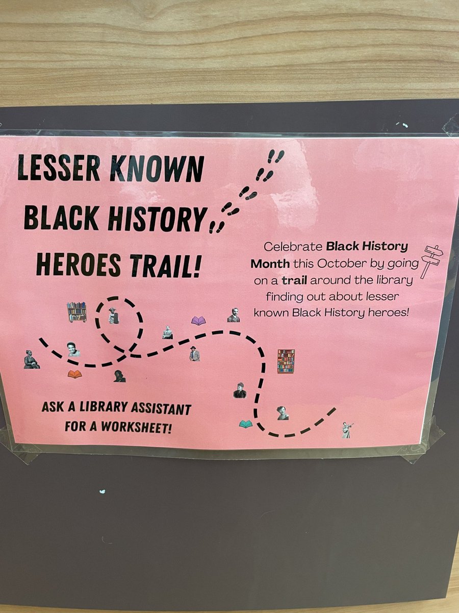 October is Black History Month. Come and have a look at our Lesser Known Black History Heroes Trail.
<a href="/EsherLibrary/">Esher Library</a> #BlackHistoryMonth