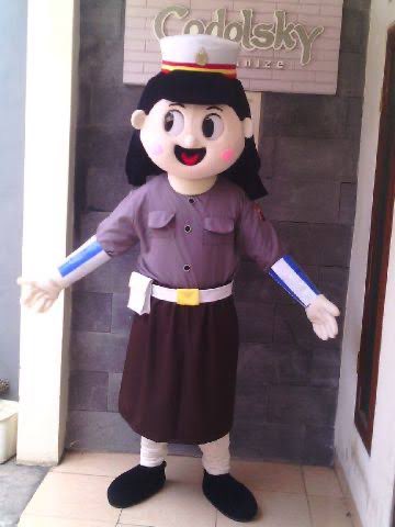 saran badut buat ibey bhayangkari