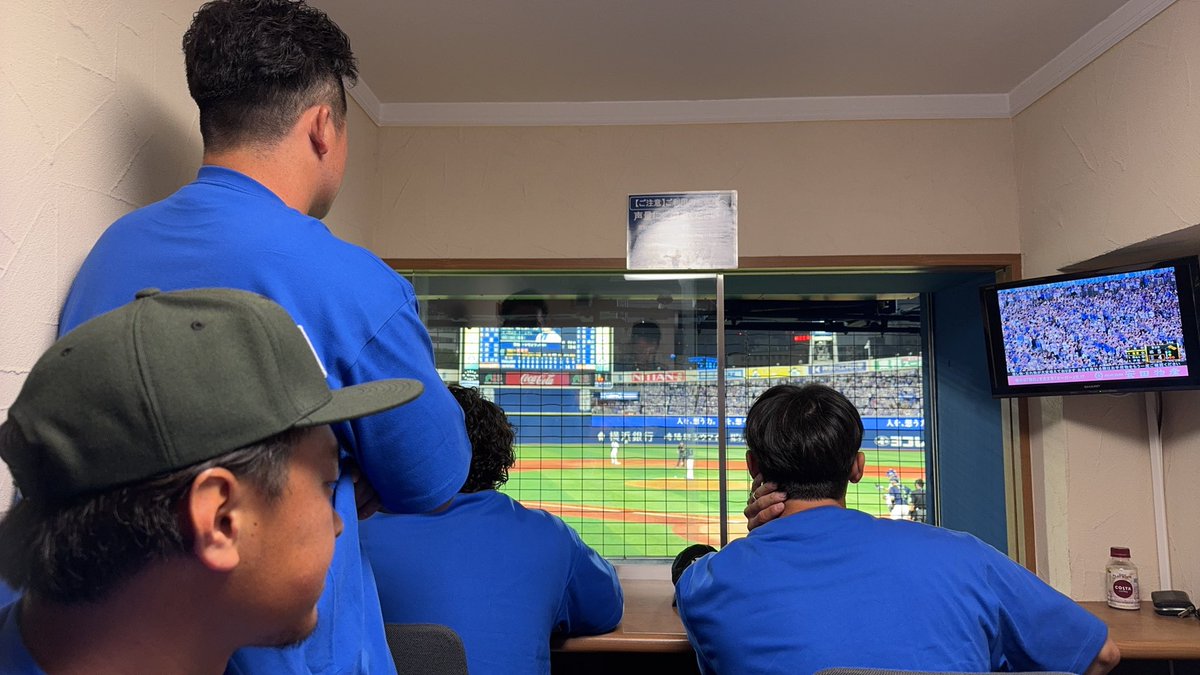 ゆいとまる。 お疲れ様💐貴方の背中はブルペンや投手陣にとっての