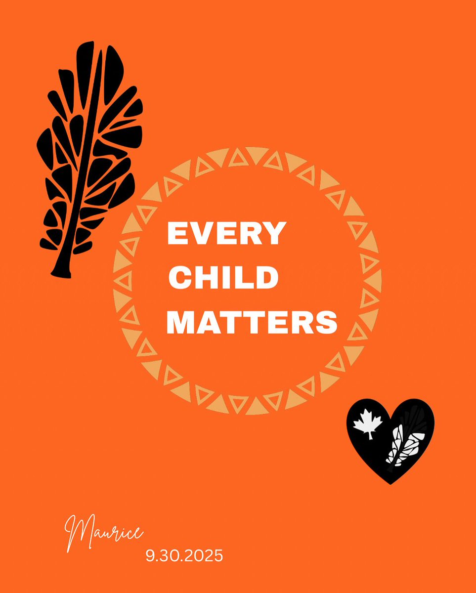 Today, on National Day for Truth and Reconciliation, we honor the Survivors, remember the children who never came home, and stand with their families and communities. 

🧡 #EveryChildMatters
#TruthAndReconciliationDay #OrangeShirtDay