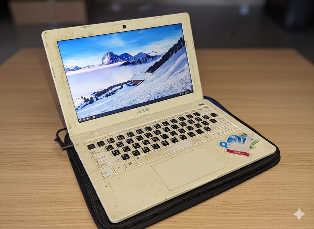 ommmohammed09's tweet photo. WTS
Notebook ASUS X200 Bekas

🔹 Kondisi: pemakaian lama, casing sudah menguning (cek foto).
🔹 Minus: baterai bocor → harus nyolok charger kalau dipakai.
🔹 Plus: SSD diganti baru tahun kemarin, jadi lebih kenceng 🚀
💰 Harga: 500 ribu (masih bisa nego tipis)
Minat? silakan DM https://t.co/mIAVJqJcha