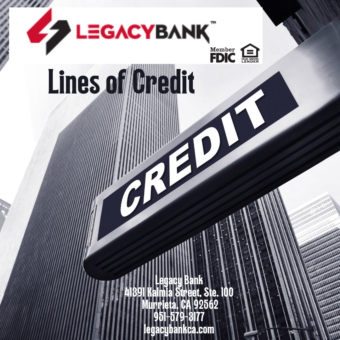 Manage your cash flow with short-term working capital financing to support inventory and accounts receivable growth.  #LegacyCares #LegacyBankCa #LegacyCommunityFirst #BuildingLegacies #BetterBankingWithLegacy