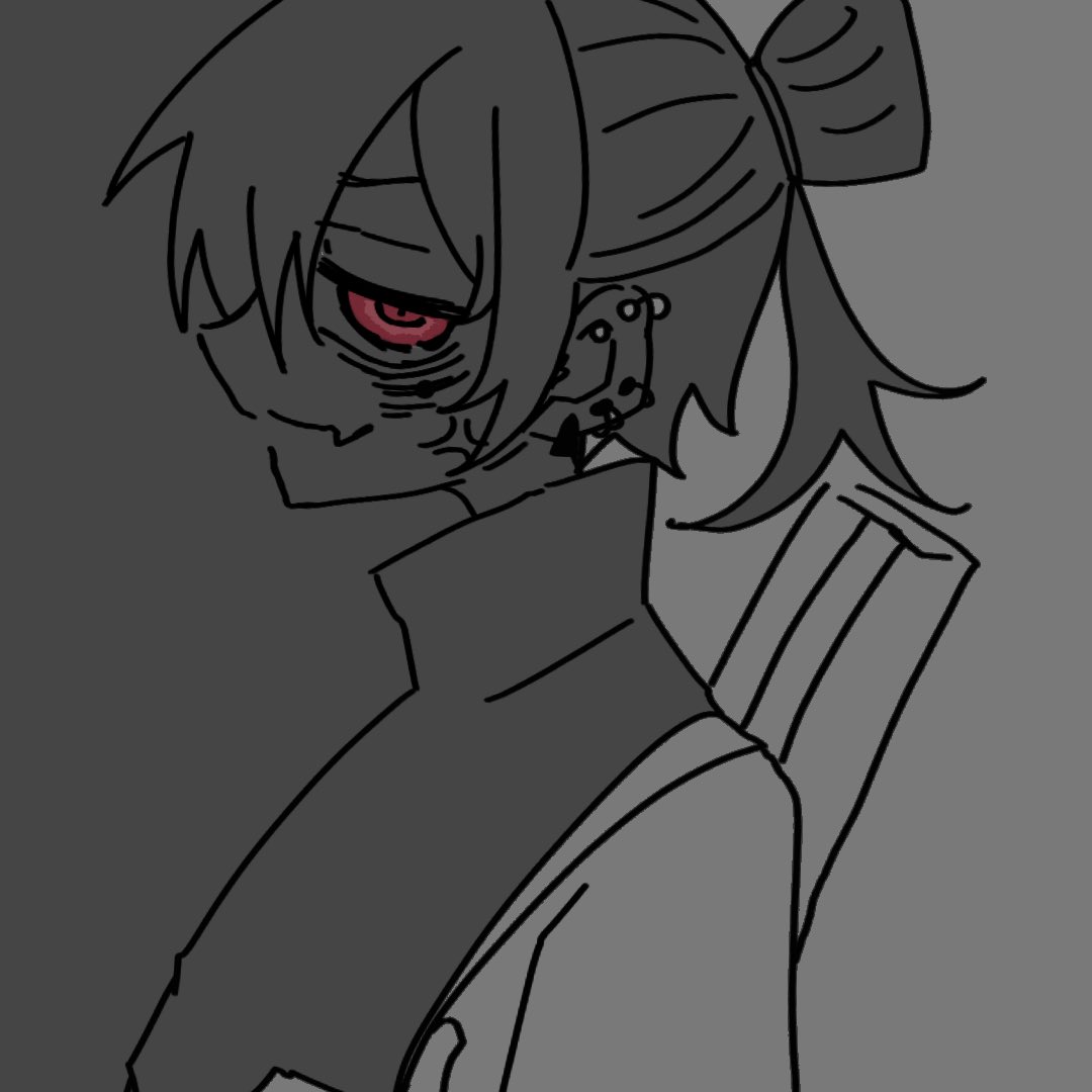 maimaitskr's tweet image. #100日チャレンジ  #イラスト
  #かな絵  #KuzArt 
85日目
久しぶりデジタル