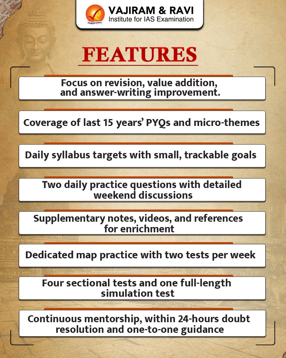 VajiramRavi's tweet photo. 📜 Master History Optional for UPSC 2026!
To know more: https://t.co/hoajMTKh8K
📅 Starts: 1st Oct 2025 | 🖥️ Available in Classroom & Live-Online
#HistoryOptional #UPSCMains2026 #UPSCOptionalSubjects #UPSCPreparation #AnswerWritingPractice #UPSCStrategy https://t.co/YriZ3acCMH