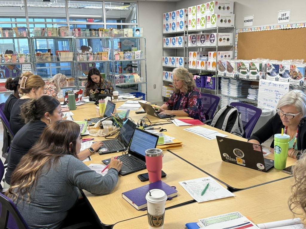 juliegmarshall's tweet image. Starting off my day with Buice teachers engaged in PLC #PLC