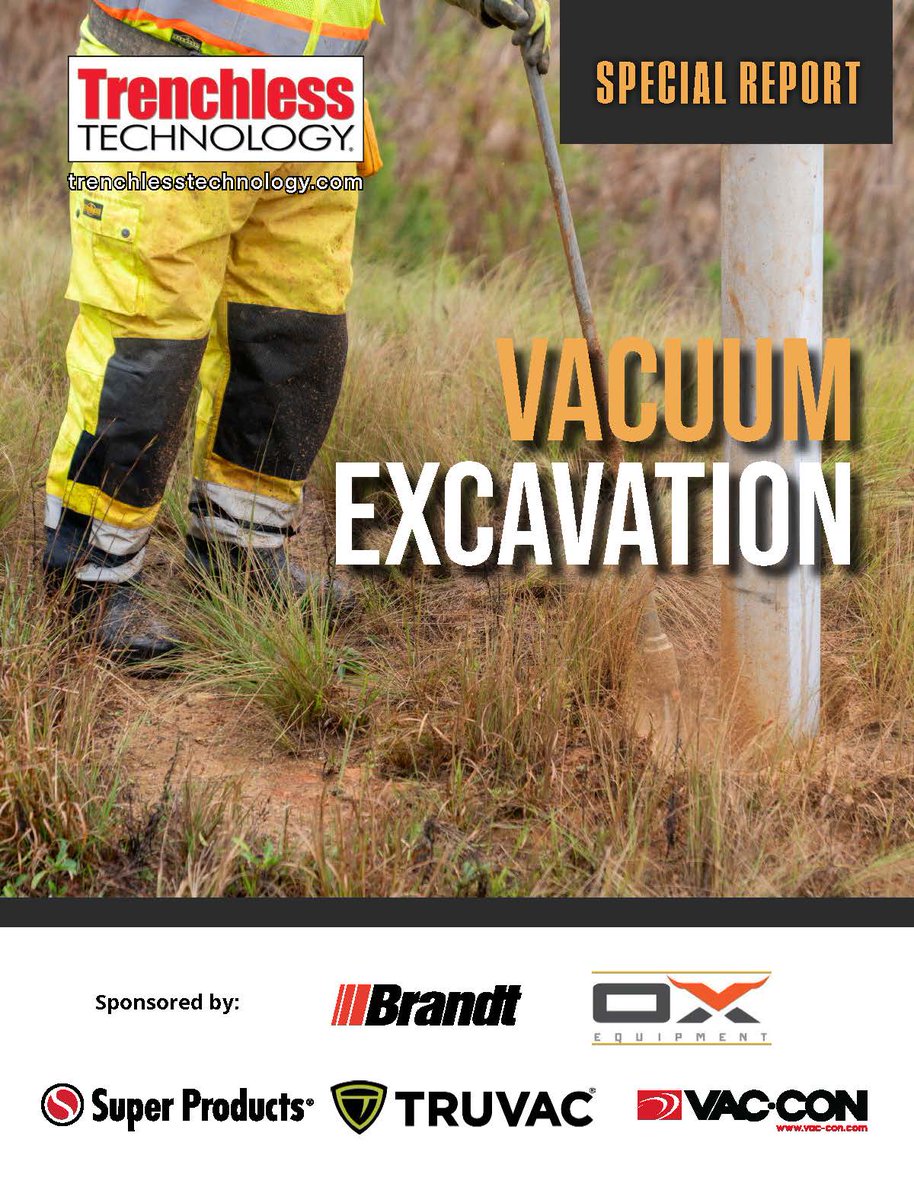 TrenchlessTech's tweet image. Air-based dry vacuum excavation is gaining momentum as a powerful alternative to hydro. The Bartels Group discusses dry suction in the Vacuum Excavation Special Report. Read it today.  trenchlesstechnology.com/special-report… #TrenchlessTechnology #VacuumExcavation #SponsoredContent