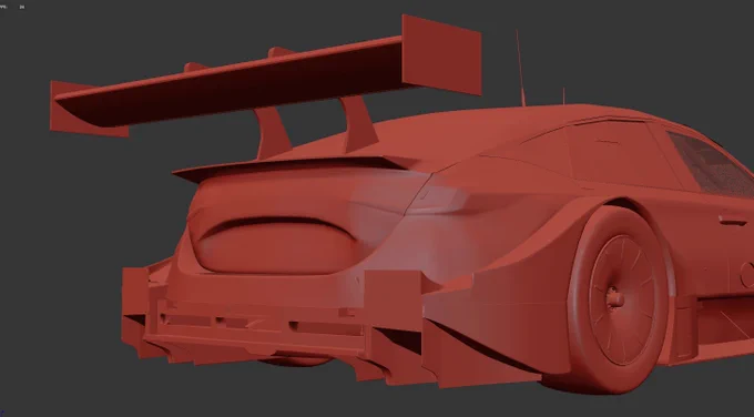 リアマジで頑張ったなって見直してて思った。 NSXよりもキレイなモデルになってると思う。