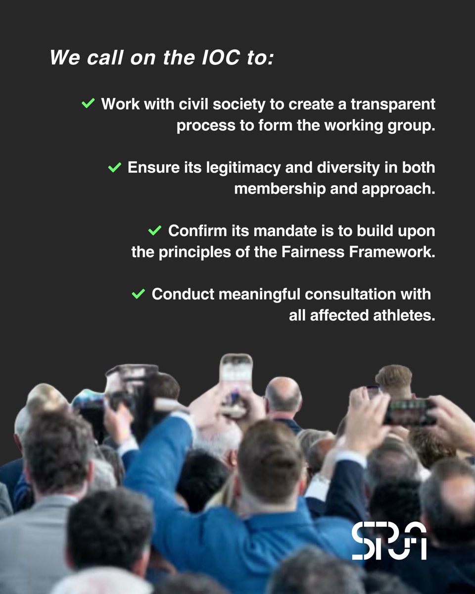 🚨 The <a href="/iocmedia/">IOC MEDIA</a> has created a new working group on “Protection of the Female Category.”

Unlike other WGs, its members and approach won’t be disclosed – an alarming move that puts the rights and protection of all women at risk.📢

Read our full statement:
sportandrightsalliance.org/olympics-secre…