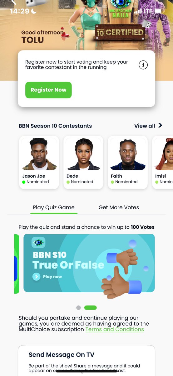 wazhirr's tweet image. Who else is experiencing this, I couldn’t register since Sunday now.
#BBNaijaS10 
#Imisi