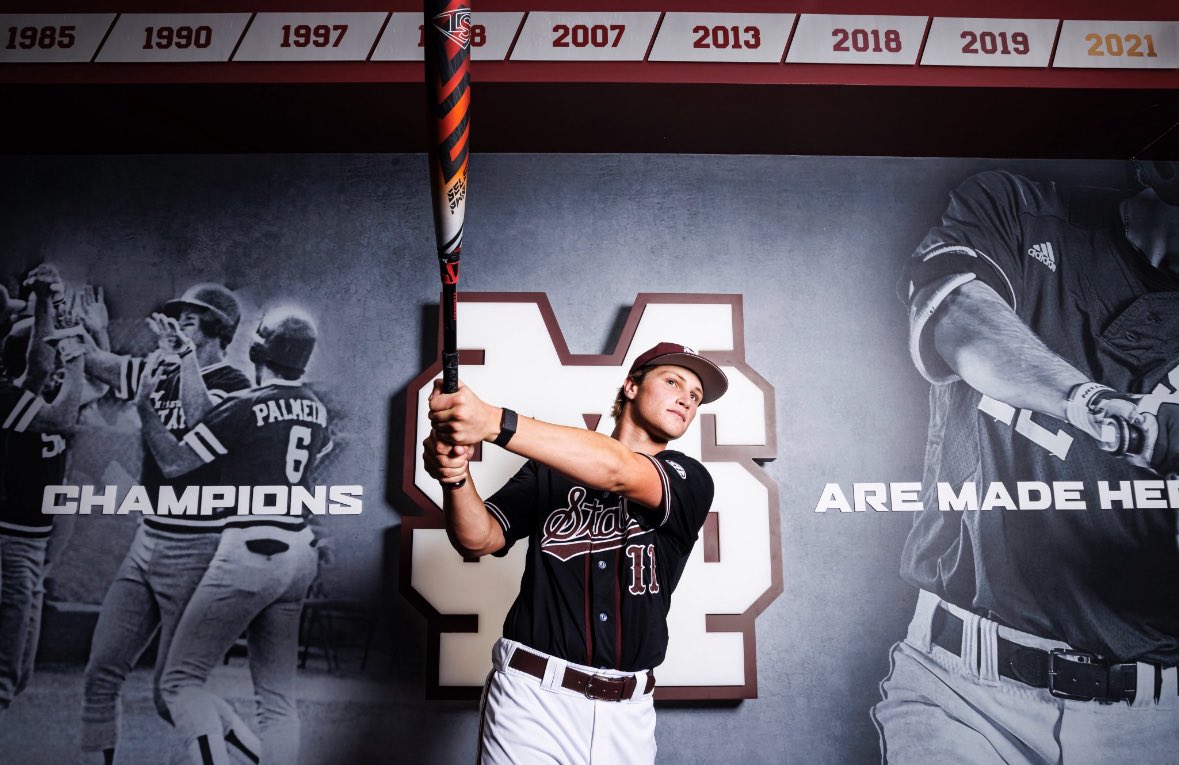 MSU Chill Guy (@msuchillguy) on Twitter photo MSUChillCommitment: 2027 INF Fischer Howell
Add another top 100 player to the 2027 class as Switch-hitting infielder Fischer Howell joins the Diamond Dawgs! The 6-3 200 lb. Petal product adds one more infinity stone to Coach Oak’s 2027 class. Go follow <a href="/FischerHowell2/">Fischer Howell</a> MSUChillCommitment: 2027 INF Fischer Howell
Add another top 100 player to the 2027 class as Switch-hitting infielder Fischer Howell joins the Diamond Dawgs! The 6-3 200 lb. Petal product adds one more infinity stone to Coach Oak’s 2027 class. Go follow <a href="/FischerHowell2/">Fischer Howell</a>