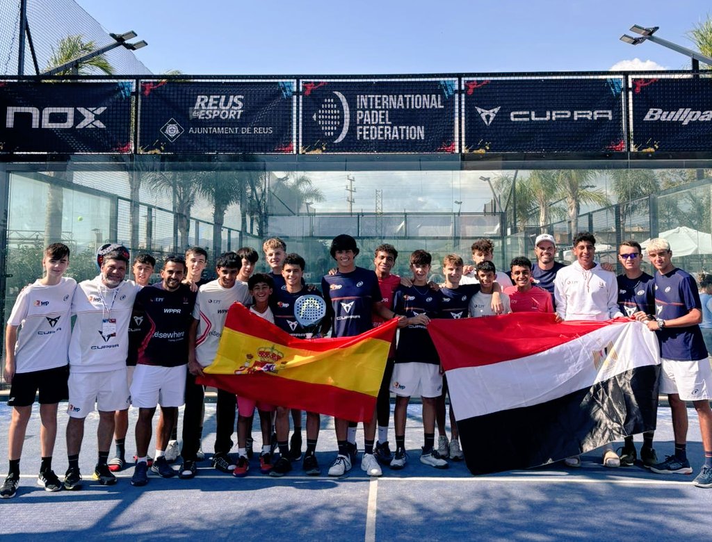 🏆Fip Junior World Cup <a href="/padelfip/">FIP - International Padel Federation</a> 
2ª jornada Fase Grupos masculinos:
🇪🇦España 3 - 🇪🇬Egipto 0
Vamos España!!