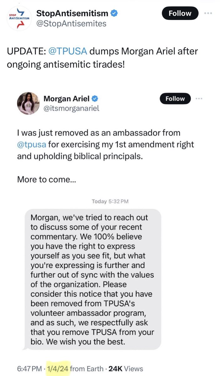 Morgan Ariel tweet media