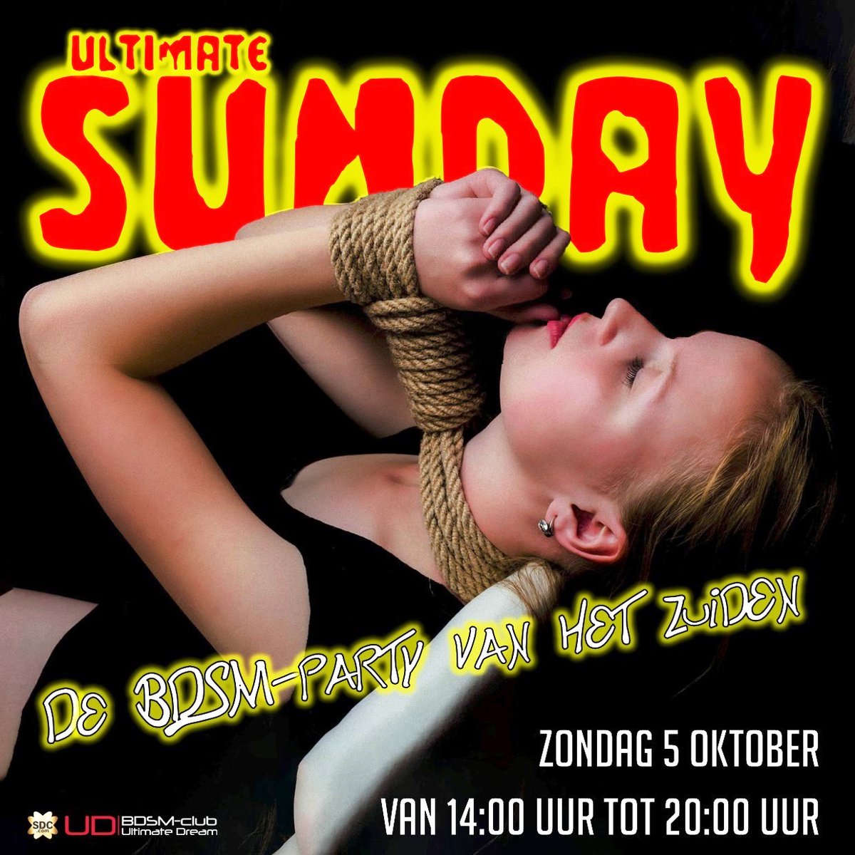 🖤 Ultimate Sunday BDSM | 5 oktober 🖤

Een unieke middag vol beleving bij Ultimate Dream:
🔗 Demo Self-Tying
🎀 Workshop Bondage Basis – leer je eigen borstharnas
💫 Voor beginners &amp; gevorderden
📅 05/10/2025 | 🕑 14:00 – 20:00 | 📍 Beek en Donk
👉 Aanmelden via