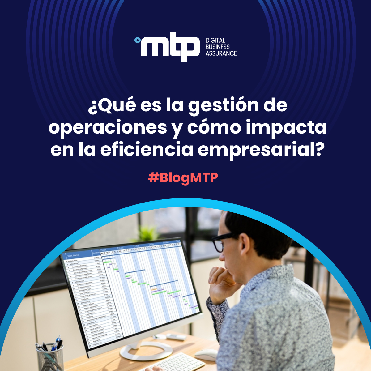 MTPdba's tweet image. En entornos tecnológicos y de servicios, la gestión de operaciones adquiere una dimensión estratégica. Explicamos en el #BlogMTP en qué consiste una buena gestión de operaciones y los beneficios en términos de eficiencia y calidad.  👉bit.ly/3VI8RIY