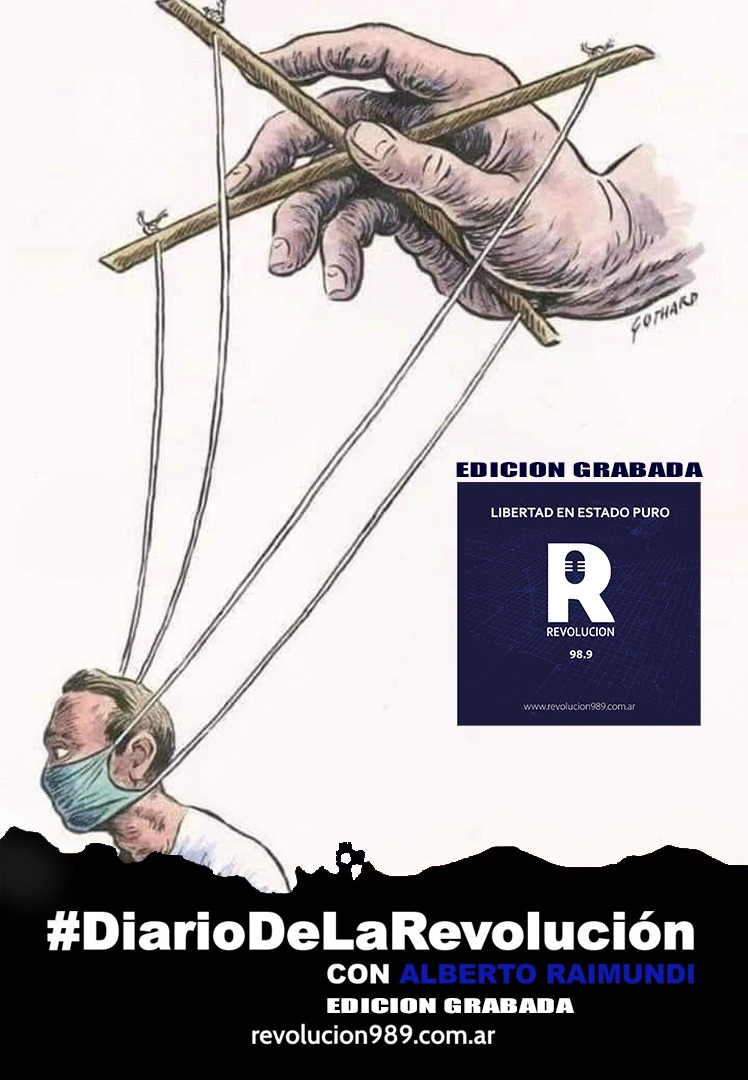 AlbertoRaimundi's tweet photo. ESTAS ESCUCHANDO #DiarioDeLaRevolución
CON @AlbertoRaimundi
EDICION GRABADA / LUN-MIE-JUE-VIE 9 A 13 / MAR 10 A 13
POR @Revolucion989 Y https://t.co/ehTQRawlNF
#LaUnicaRadioGimnasistaDelPlano #LIBERTADenEstadoPuro #VivaLaRevolución
#EnGuerra #NadieMandaSiNadieObedece https://t.co/kfDtw2O6pH